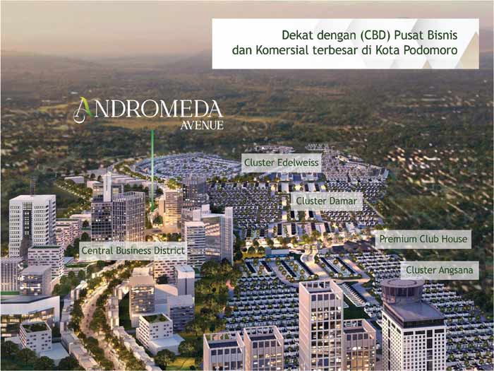 map ruko andromeda kota podomoro